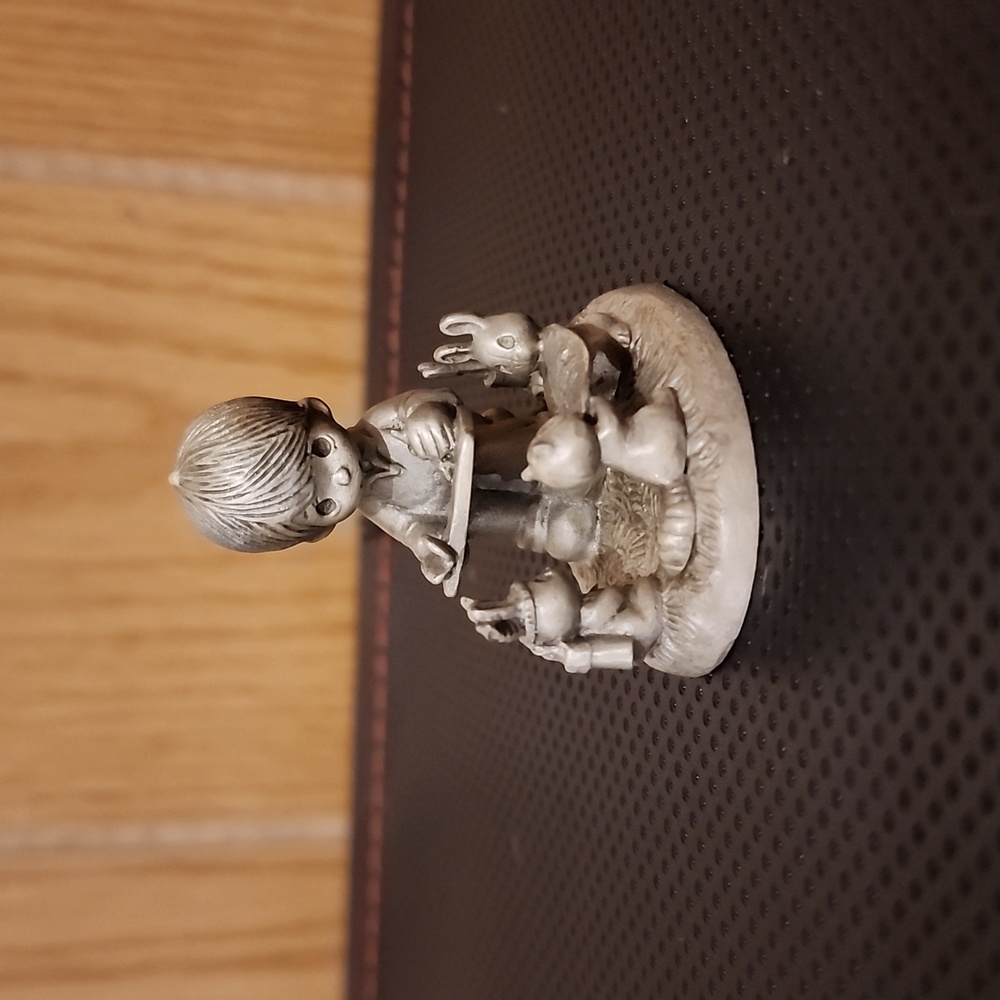 Limited Production Precious Moments pewter figurine